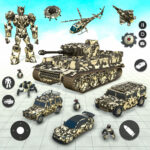 Army Tank Robot Transform Game